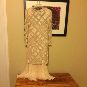 Sequined party dress. Size 10.